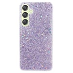 Samsung Galaxy S24 Glitter Deksel - Lilla