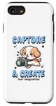 iPhone SE (2020) / 7 / 8 Cute Camera Dog Photographer Photo Capture & Create Puppy Case