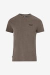 Superdry - T-shirt Vintage Logo Emb Tee - Brun