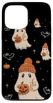 Coque pour iPhone 13 Pro Max Coque motif fantômes mignons pour Halloween Spooky Season Cases