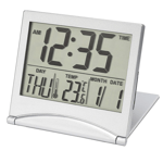 1 PCS Digital Travel Alarm Clock Weather Forecast Clock Battery Powered V4Y2