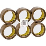 Scotch Low Noise Packaging Tape 309 50mm x 66m Brown 6 Rolls