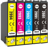 5 Ink Cartridges Use With Epson Expression Home XP245 XP332 XP352 XP442 XP445