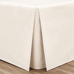 Catherine Lansfield Drap en Percale Polycoton sans Repassage Noir, crème, Double