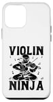 Coque pour iPhone 12 mini Violon Ninja Violoniste Musicien Instrument Fiddle