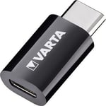 Varta USB 2.0 Adaptateur [1x USB-C® mâle - 1x Micro USB femelle] Charge & Sync Adap.