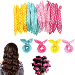 24X No Heat Foam Hair Curlers for Long Hair and Medium Hair, Soft Sponge Hair Ro