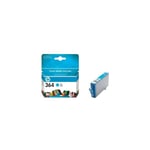 Liderpapel - Hewlett Packard hp 364 Cyan Original Ink Cartridge (CB318EEABE)