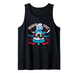 The Smurfs Blue Ice Faceoff Hockey League Tank Top