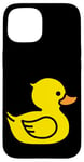 iPhone 15 Cute Yellow Duck Cartoon Novelty Graphic Tees & Cool Designs Case