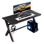 Gaming Skrivbord Med Rgb Belysning 3d-edge