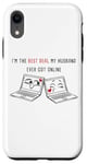 iPhone XR Laptops in Love: Online Couples Valentine Soulmates Women's Case