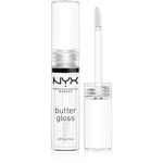 NYX Professional Makeup Butter Gloss Læbeglans Skygge 54 Sugar Glass 8 ml