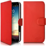 Housse Etui Portefeuille Universel M Couleur Corail Pour Samsung Galaxy Note 3 Lite