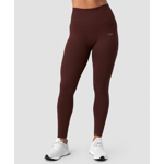 Ribbed Define Seamless Pocket Tights, Warm Brown