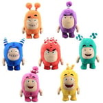 24cm Cartoon Oddbods Anime Plysch Leksak Skatt Av Soldater Monster Mjuk Plysch Leksak Fuse Bubbles Zeke Jeff Dockor För Barn Present 18m Yellow