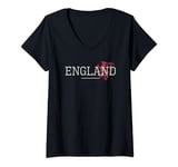 Womens England Liverpool Football Club V-Neck T-Shirt