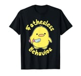 Fatherless Behavior Knife Duck Cute Design T-Shirt