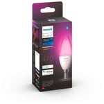 PHILIPS Hue White & Color Ambiance - Ampoule LED connectée flamme E14 - 5,5W ...