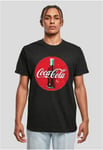 Urban Classics Coca Cola Bottle Logo Tee (3XL,black)