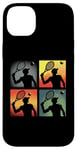 Coque pour iPhone 14 Plus Joueur de tennis Pop Art - Amateur de tennis vintage