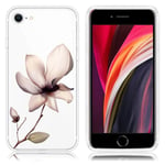 Deco iPhone SE 2020 skal - Levande Blomma Silvergrå