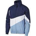 Nike Men M NSW HBR JKT WVN STMT Jacket - Obsidian/White/Indigo Fog, 2X-Large