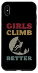 iPhone XS Max Girls Climb Better Outdoor Adventure Moon Silhouette Case