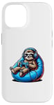 iPhone 14 Sloth Gamer with Headphones and Controller Case