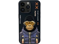 Nimmy Iphone 15 Pro 6.1" Case Black Cool&Cute 2.0 Monkey