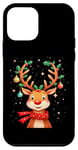 Coque pour iPhone 12 mini Bois de houx de renne pour enfants