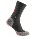 Seger Strumpor Work Mid Wool Regular Sock Svart/Grå Strl 46/48