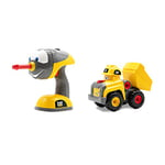 Cat CatToys Official Construction Jr. Crew Fix-It Fleet Toy Camion Benne basculante Jaune