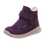 Superfit Breeze Lightly Lined Gore-Tex First Walker Shoe, Purple Pink 8500, 8.5 UK Child