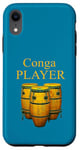 Coque pour iPhone XR Instrument de musique à percussion Conga