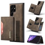 Samsung Galaxy S23 Ultra      Magnetic Wallet    Coffee