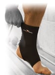 Precision Training Neoprene Ankle Support - Black/Red, Small