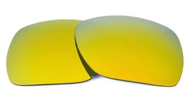 NEW POLARIZED CUSTOM 24k GOLD LENS FOR OAKLEY GAUGE 6 SUNGLASSES