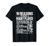 10 Reasons To Date A Rugby Player Rugby Sport T-Shirt