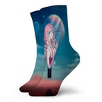 AEMAPE Anime K-IME-Tsu Noy-Aiba Mitsuri Kanroji Crew Chaussettes | Chaussettes Amusantes Mignonnes pour Hommes