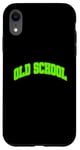 Coque pour iPhone XR Graphisme vert Graphique vert Old School