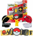 ClipNGo Pokéball Pokémon Starter Pack Ceinture 2 Pokéball + Figurine