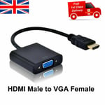 HDMI INPUT to VGA OUTPUT – HDMI to VGA Converter Adapter for PC DVD TV Monitor