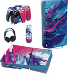 Autocollant Pour Ps5 Slim Console Standard Sticker Skin Pour Ps5 Slim Disc Edition,Autocollants Accessoires Pour Ps5 Manette Pour Ps5 Télécommande&casque&station De Charge-Dragon N[Yin140569]