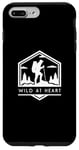 Coque pour iPhone 7 Plus/8 Plus Wild At Heart - Amateur de randonnée minimaliste