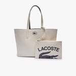 Lacoste Sac cabas Anna réversible avec pochette Taille Taille unique Croco Emboss