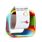 TIME TIMER Housse Amovible,Édition spéciale,Compatible Mod Visual Timer,l'apprentissage en Classe,l'horloge Bureau,l'outil d'étude à Domicile et Les réunions Bureau (Tie Dye) TTMC2-TYDY-W 9x5x9cm