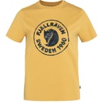 Fjällräven Womens Kånken Art Logo Tee (Gul (KANTARELL/135) Large)