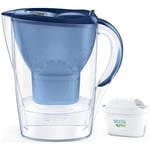 Carafe filtrante marella +1 maxtra pro pp bleu polypropylène 2,4 l 150 l 1052799 - Brita