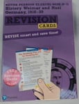 Pearson REVISE Edexcel GCSE History Weimar and Nazi Germany: Revision Cards incl. online revision and quizzes - for 2025 and 2026 exams